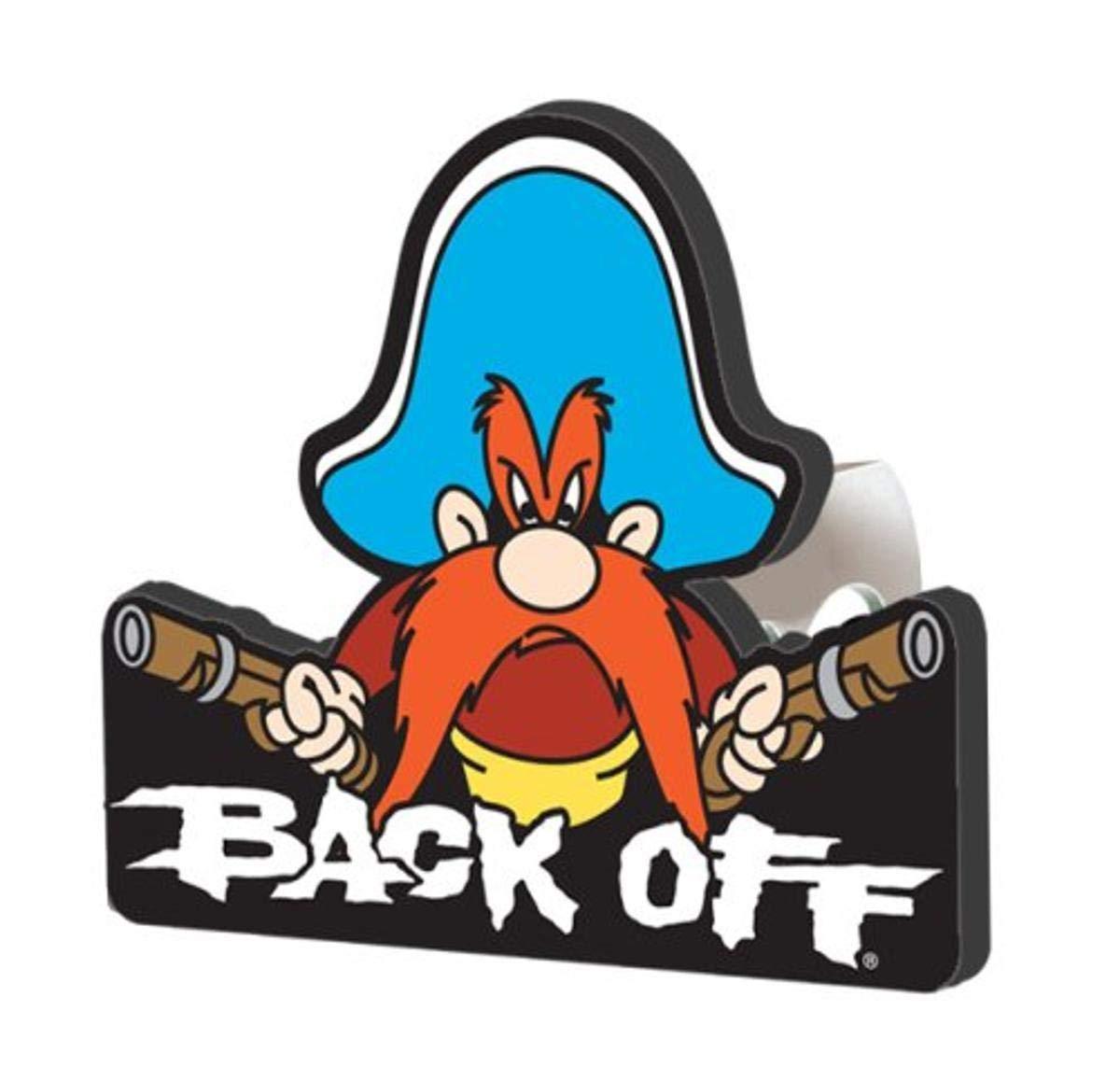 PLASTICOLOR 002231R01 Yosemite Sam Back Off Hitch Cover, 1.25 inch - High quality product image showing PLASTICOLOR 002231R01 Yosemite Sam Back Off Hitch Cover, 1.25 inch details and features