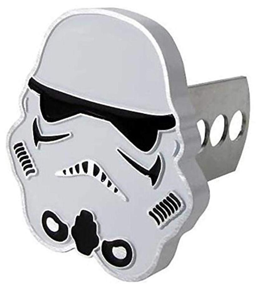 PLASTICOLOR 002280R01 Star Wars Storm Trooper Metal Hitch Receiver Cover