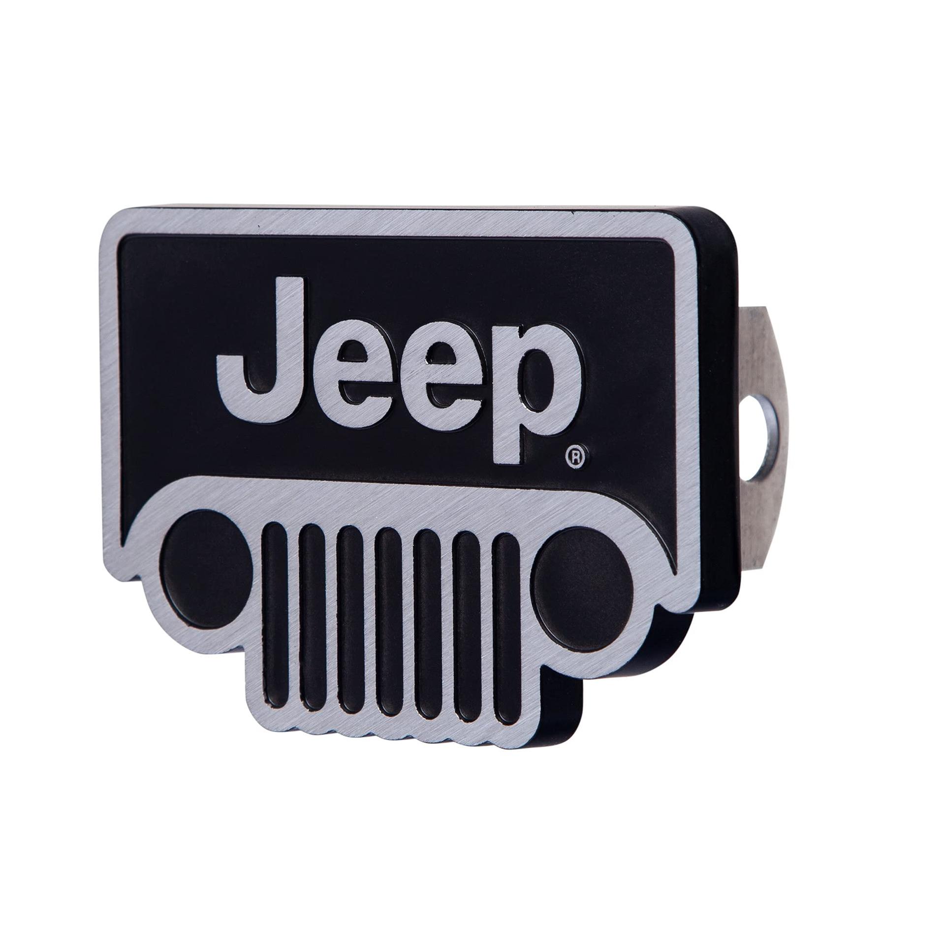 PLASTICOLOR 002291R01 Jeep Grill Design Hitch Cover - High quality product image showing PLASTICOLOR 002291R01 Jeep Grill Design Hitch Cover details and features