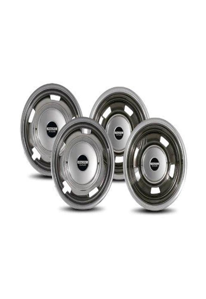 PACIFIC DUALIES 44-1708 Polished 17 Inch 8 Lug Stainless Steel Wheel Simulator Kit for 2003-2019 Dodge Ram 3500 Truck - High quality product image showing PACIFIC DUALIES 44-1708 Polished 17 Inch 8 Lug Stainless Steel Wheel Simulator Kit for 2003-2019 Dodge Ram 3500 Truck details and features