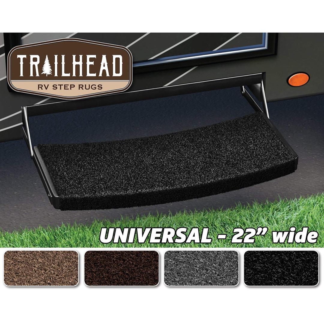 PREST-O-FIT 2-0223 Obsidian Black RV Step Rug - The Twister Group Tools product