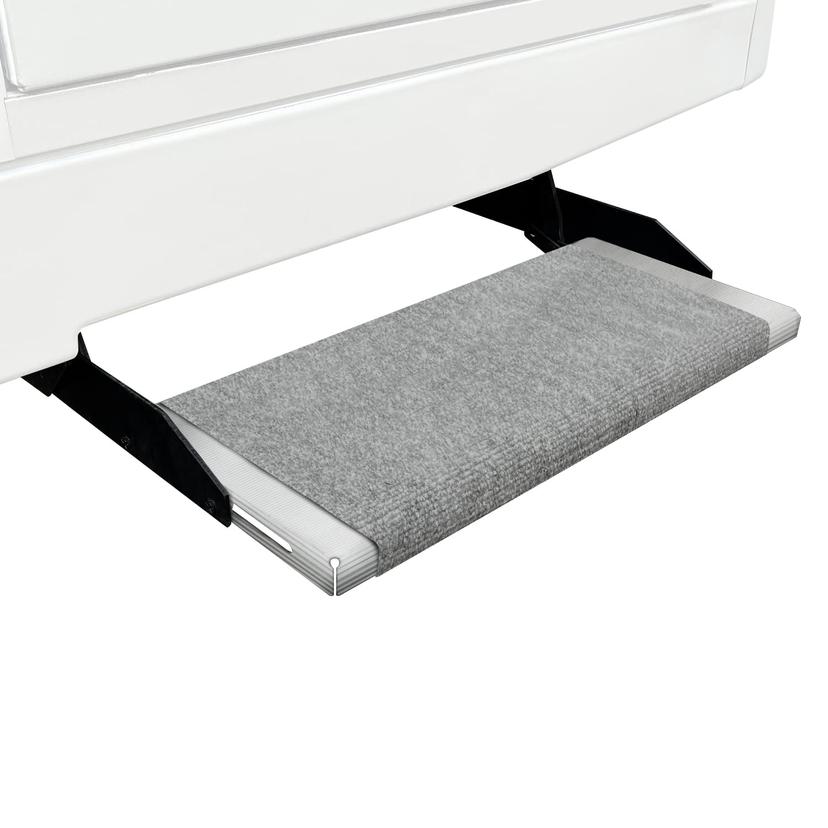 PREST-O-FIT 2-0353 Outrigger RV Step Rug Castle Gray 23 In. Wide