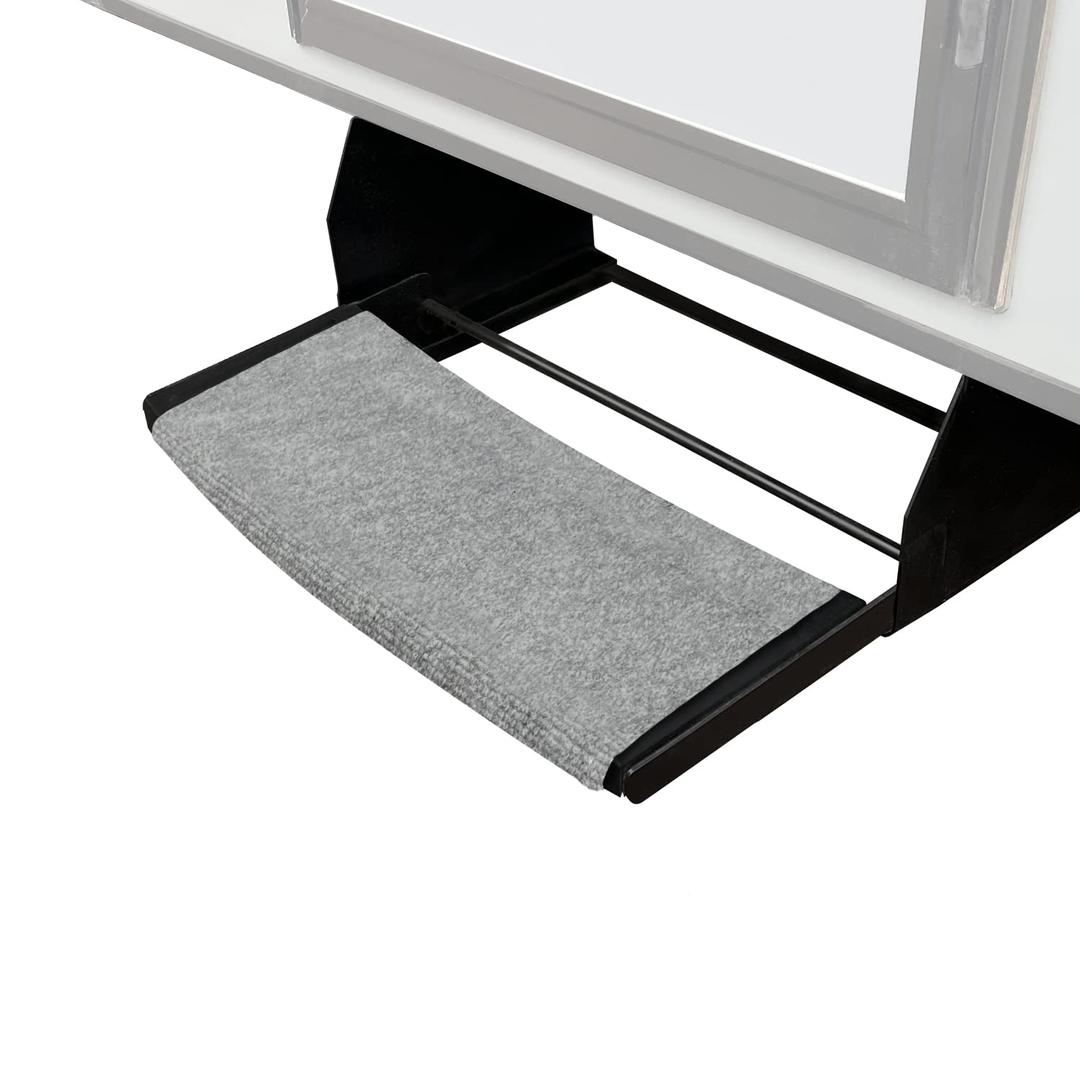 PREST-O-FIT 2-0383 Step Rug Rv Outrigger Radius Xt,Castle Gray - The Twister Group Tools product