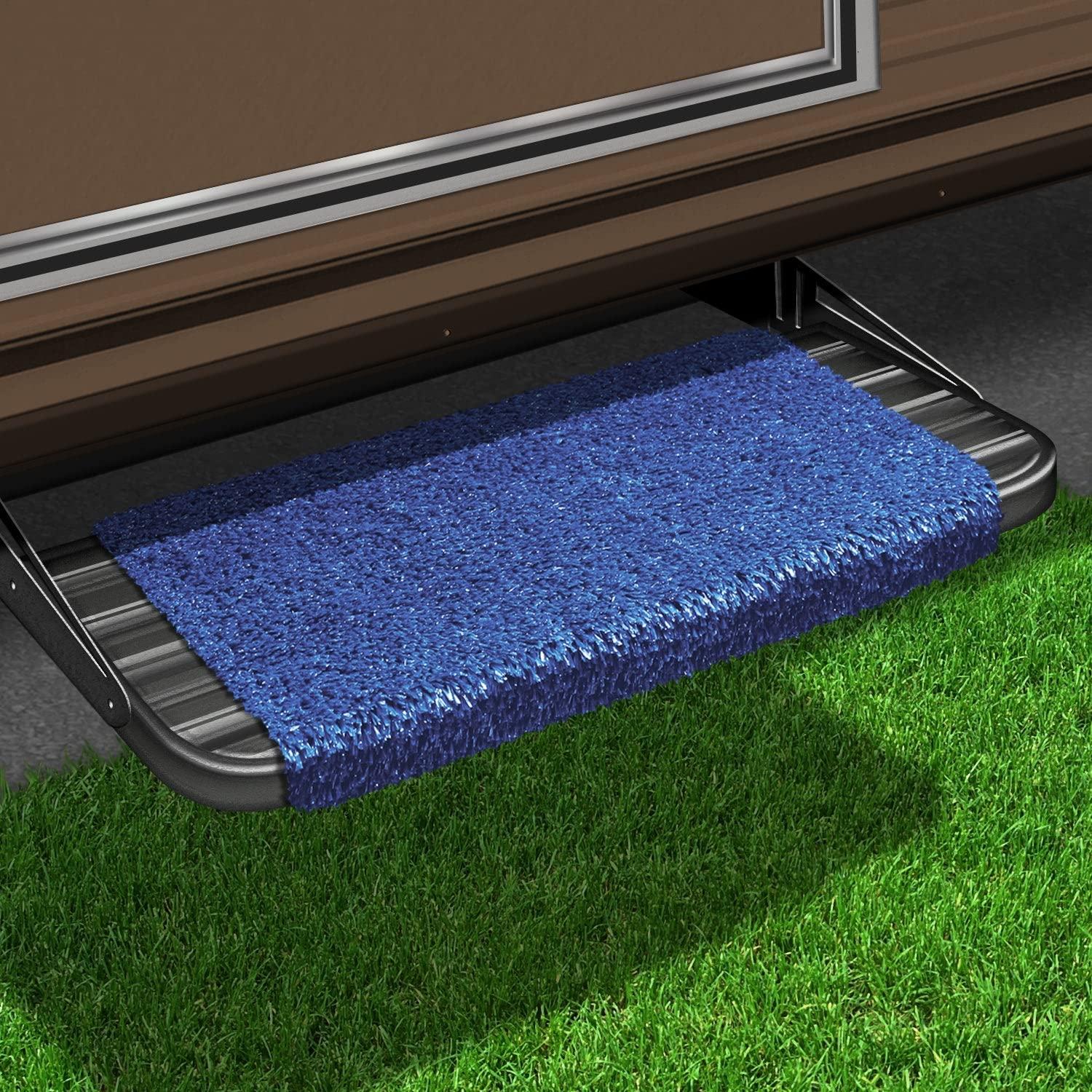 PREST-O-FIT 2-1041 Imperial Blue Wrap Around Step Rug,18 Inch - High quality product image showing PREST-O-FIT 2-1041 Imperial Blue Wrap Around Step Rug,18 Inch details and features