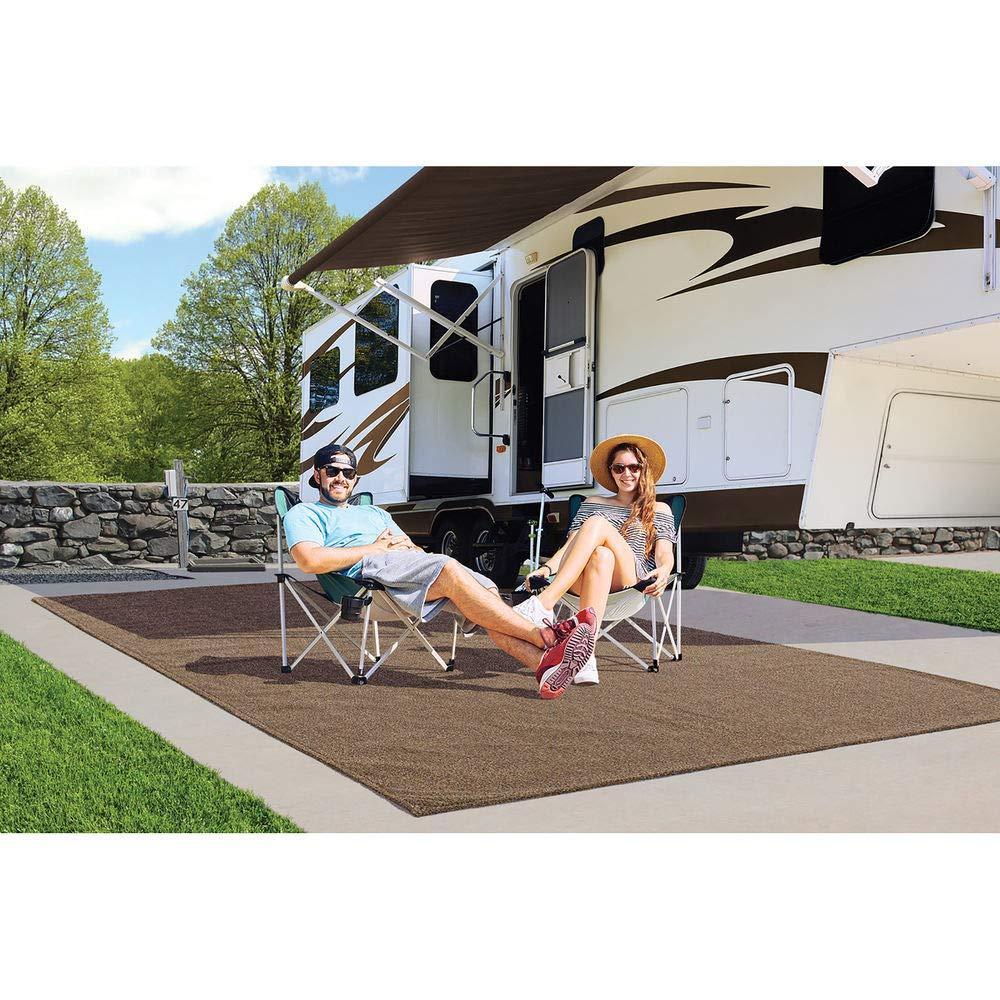 PREST-O-FIT 2-1181 Surfacemate Patio Rug, 6 X 9, Brown Tan - The Twister Group Tools product