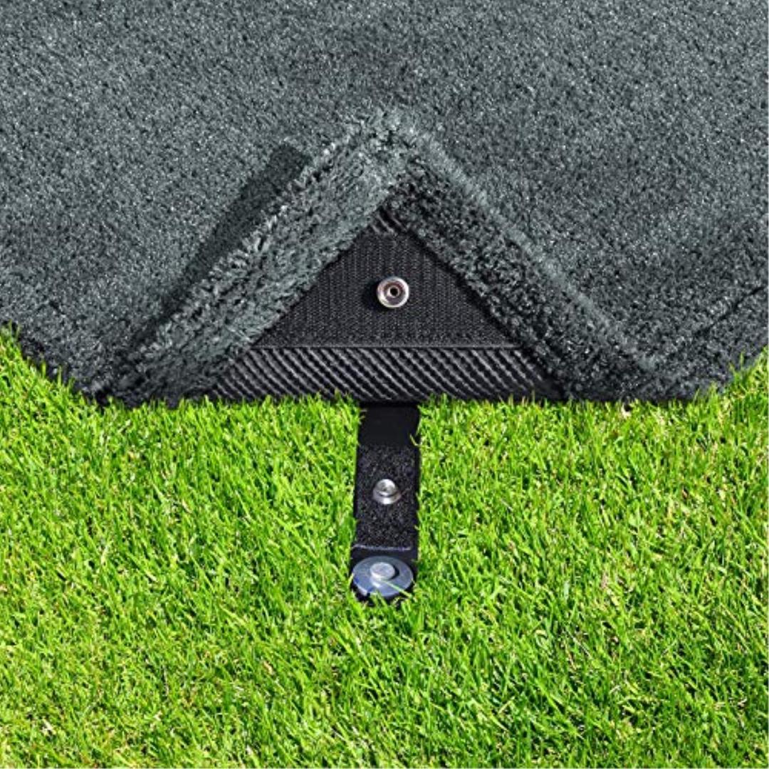 PREST-O-FIT 2-1184 Surfacemate Patio Rug, 6 X 9, Gray - The Twister Group Tools product