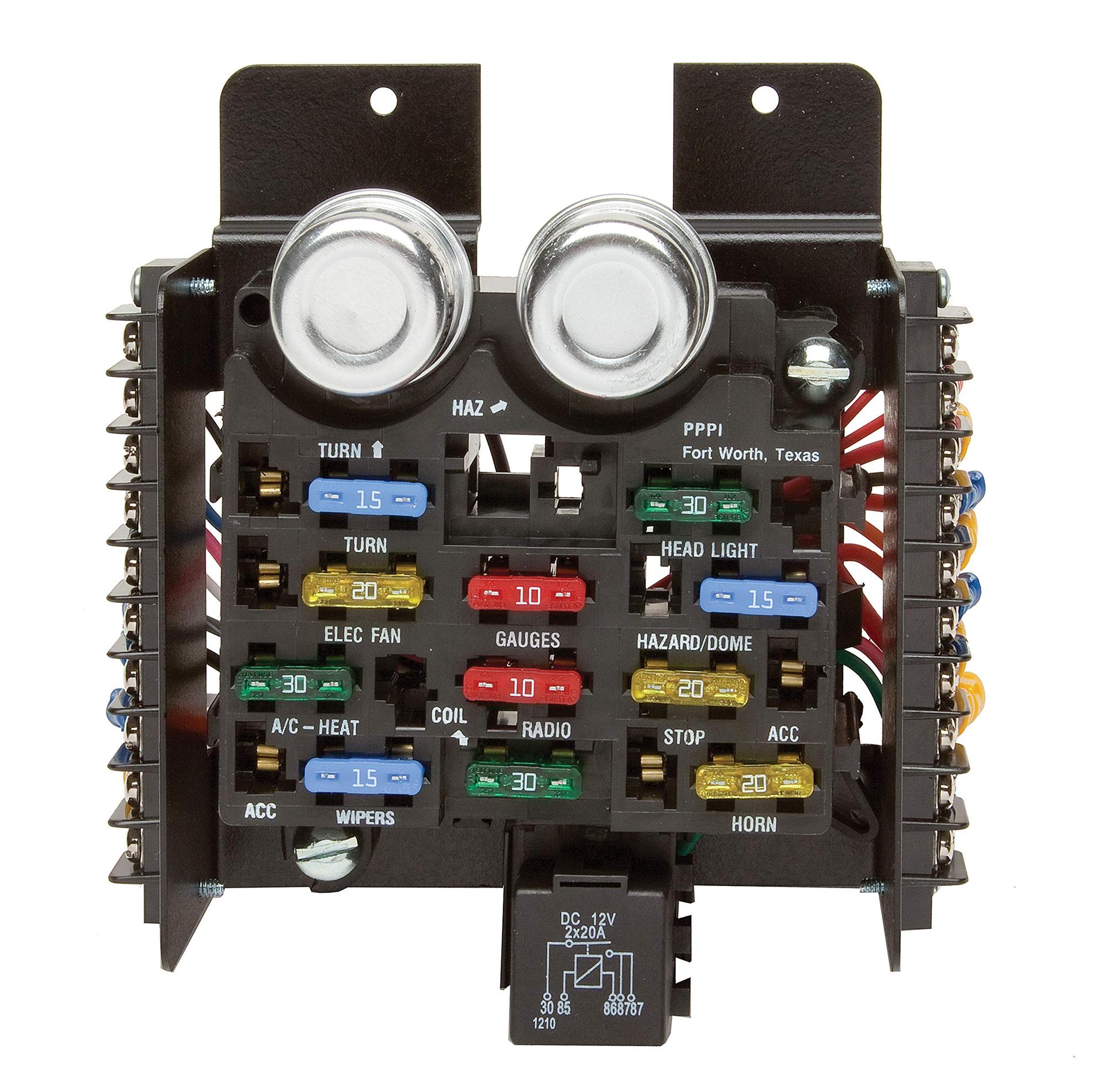 PAINLESS 30001 Performance Universal Pre-Wired 14-Circuit Fuse Block - High quality product image showing PAINLESS 30001 Performance Universal Pre-Wired 14-Circuit Fuse Block details and features