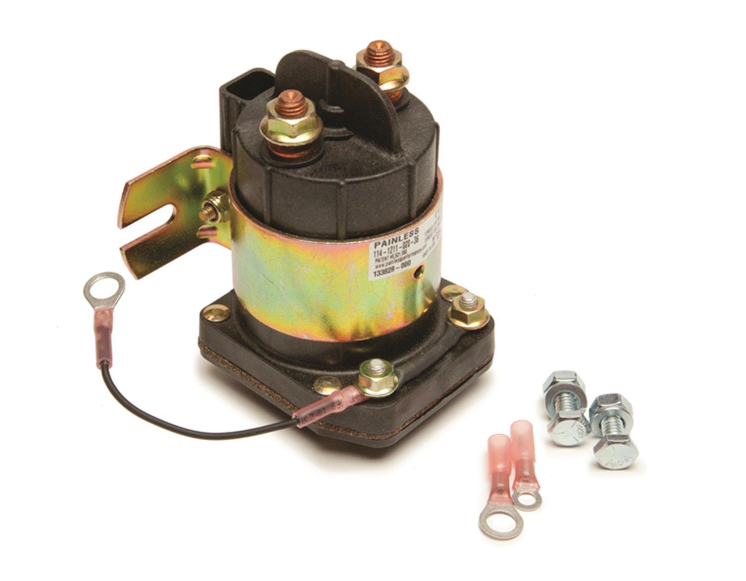 PAINLESS 40112 Performance Universal Solenoid Kit, 250-Amp - High quality product image showing PAINLESS 40112 Performance Universal Solenoid Kit, 250-Amp details and features