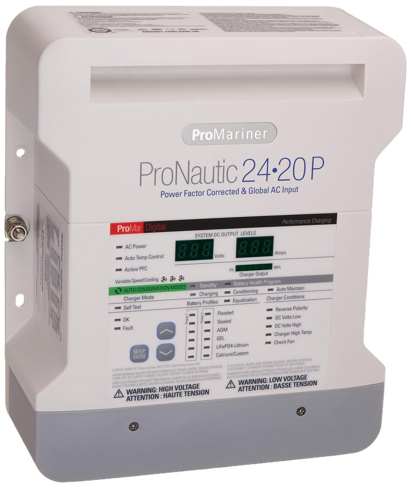 PROMARINER 63170 ProNauticP Series 2420P - 24 Volt, 20 Amp Battery Charger - High quality product image showing PROMARINER 63170 ProNauticP Series 2420P - 24 Volt, 20 Amp Battery Charger details and features