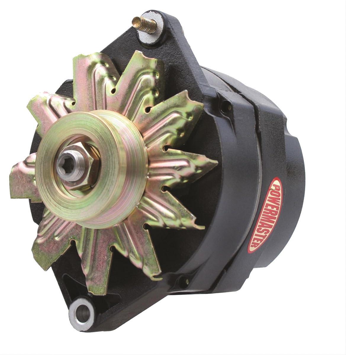 POWERMASTER 57293 Performance Alternator 12si 150 Amp 100 Idle 1V Pulley Black Alternator - High quality product image showing POWERMASTER 57293 Performance Alternator 12si 150 Amp 100 Idle 1V Pulley Black Alternator details and features