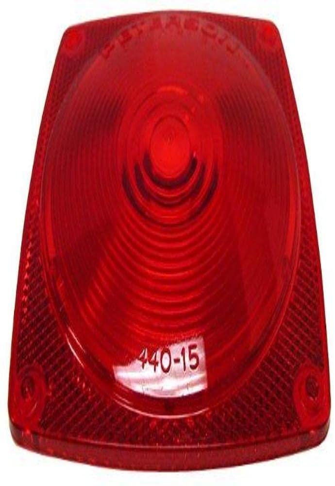 PETERSON 440-15 Replacement Lens for Combination Tail Light Red 4.5 inches - High quality product image showing PETERSON 440-15 Replacement Lens for Combination Tail Light Red 4.5 inches details and features