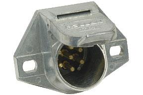 POLLAK 11720 7-WAY CONNECTOR SOCKET