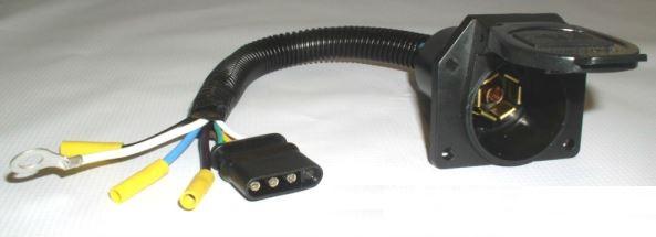 POLLAK 12723E 4-WAY FLAT TO 7-WAY RV SO