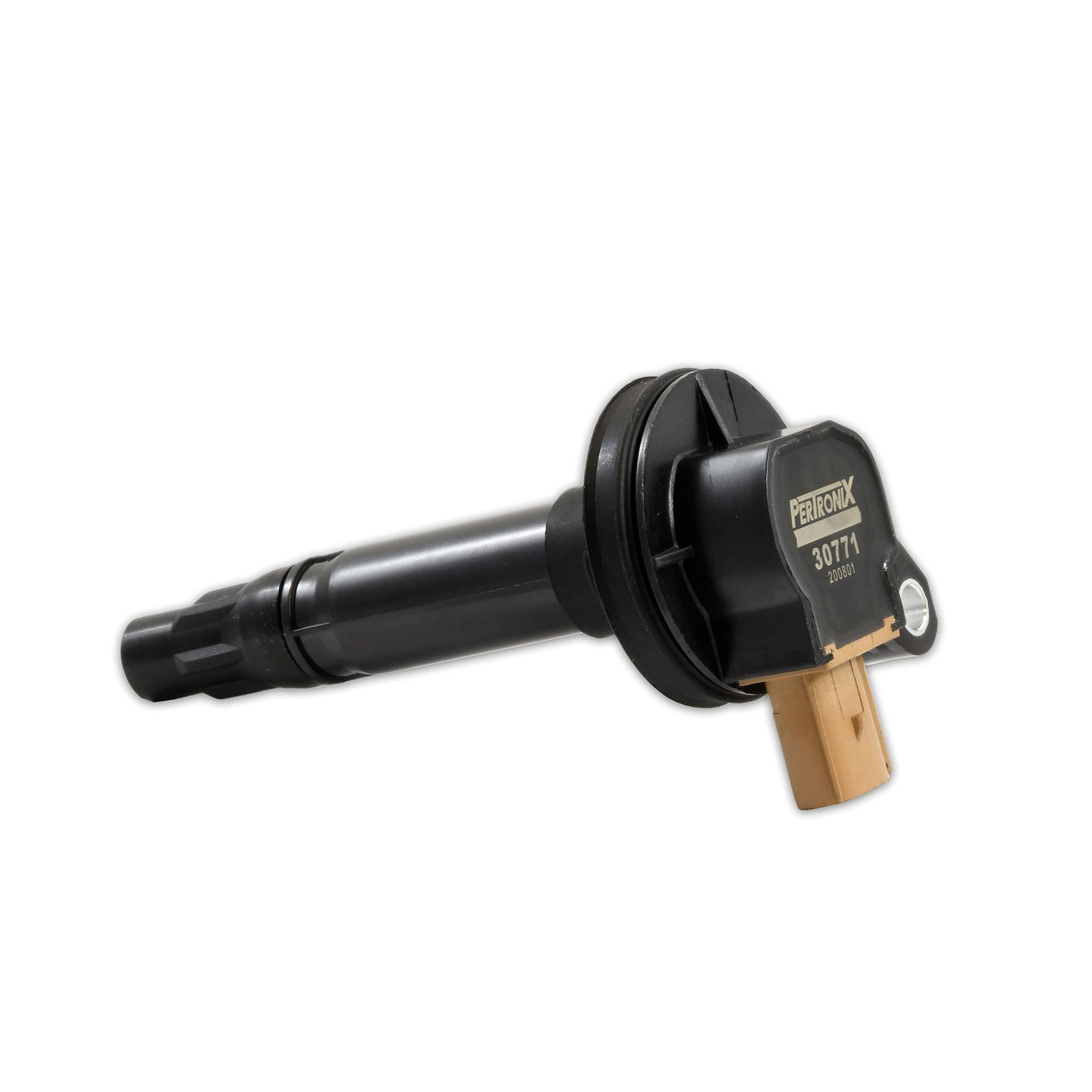 PERTRONIX 30771 Flame-Thrower Coil for 2011-20 Ford V6 EcoBoost 3.5L 3-Pin Brown; Single Coil - High quality product image showing PERTRONIX 30771 Flame-Thrower Coil for 2011-20 Ford V6 EcoBoost 3.5L 3-Pin Brown; Single Coil details and features