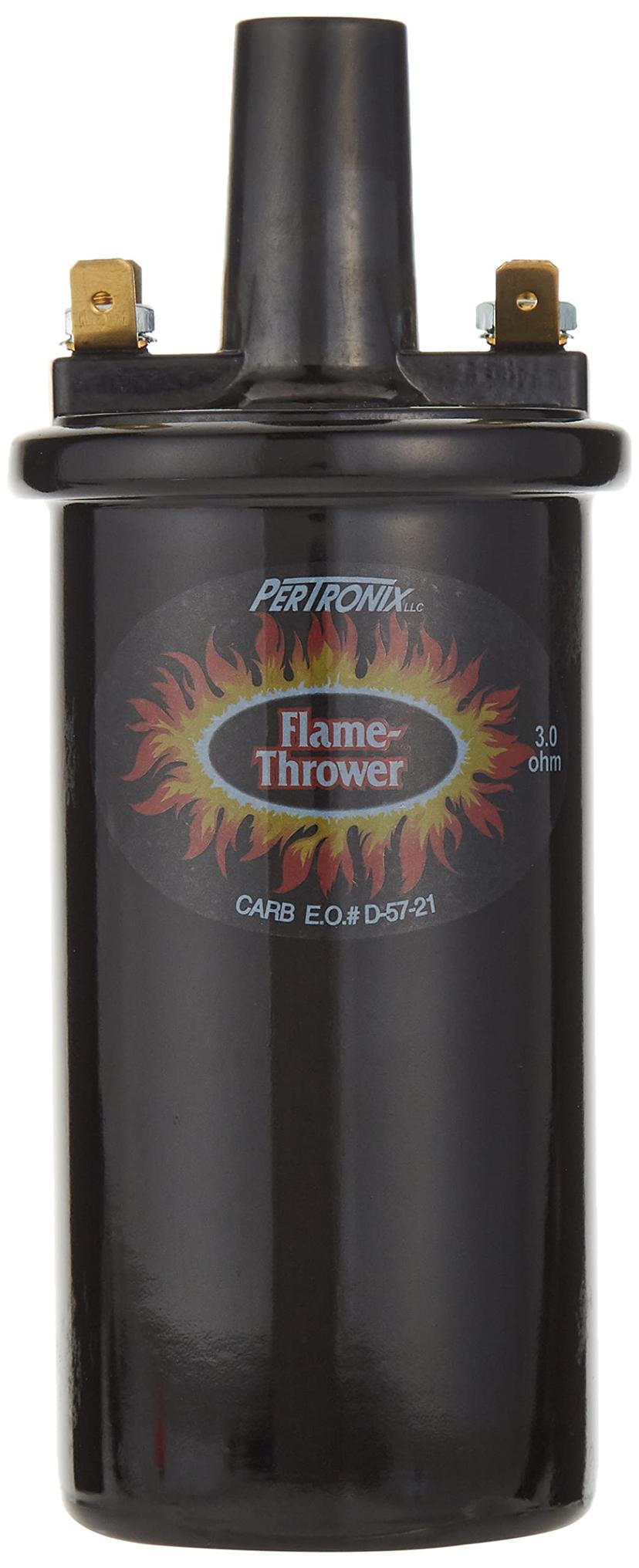 PERTRONIX 40511 Flame-Thrower 40,000 Volt 3.0 ohm Coil, Black