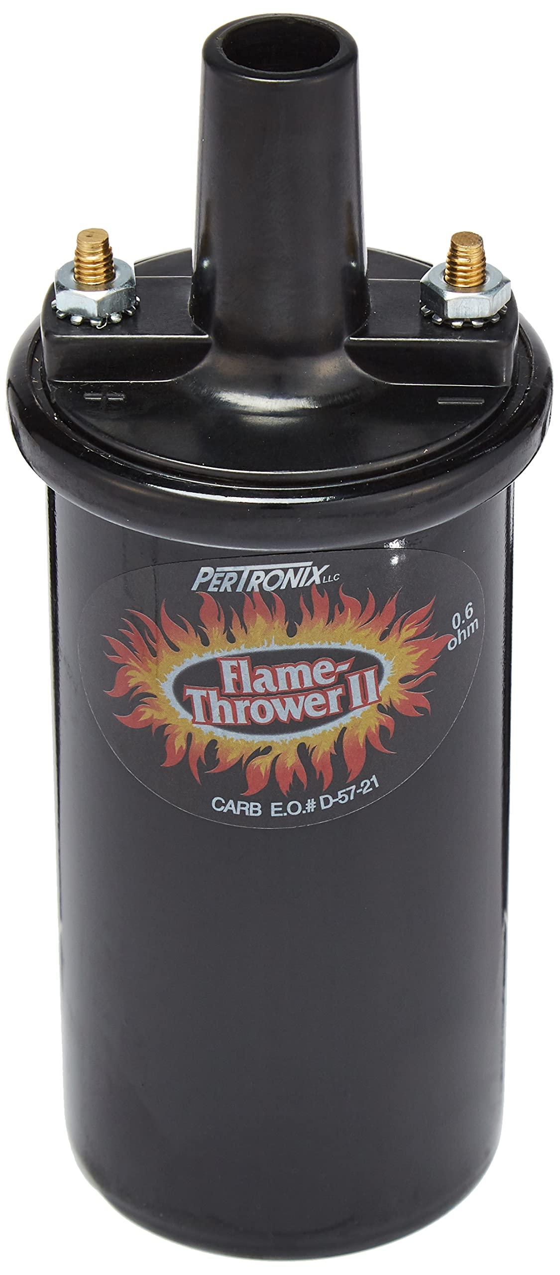 PERTRONIX 45011 Flame-Thrower II 45,000 Volt 0.6 ohm Coil, Black - High quality product image showing PERTRONIX 45011 Flame-Thrower II 45,000 Volt 0.6 ohm Coil, Black details and features