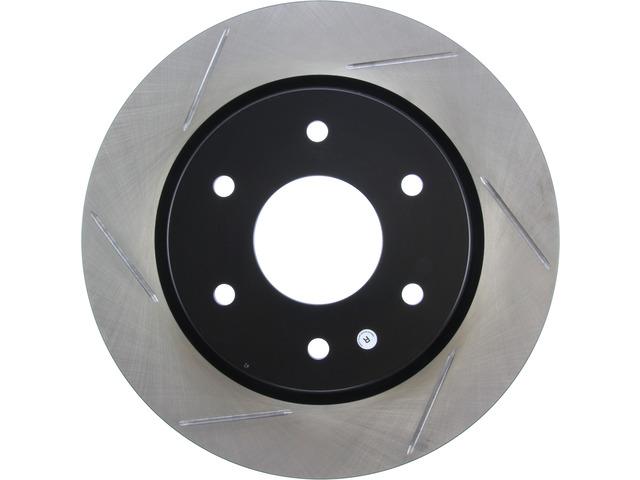 STOP TECH 126.42090SL Brake Rotor; SportStop Slotted; Silver E-Coated; Alloy; Single