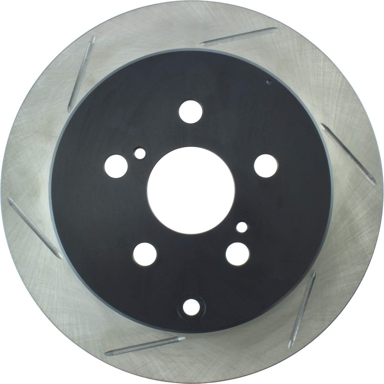 STOP TECH 126.44115SR Rear Right Sport Slotted Brake Rotor - High quality product image showing STOP TECH 126.44115SR Rear Right Sport Slotted Brake Rotor details and features