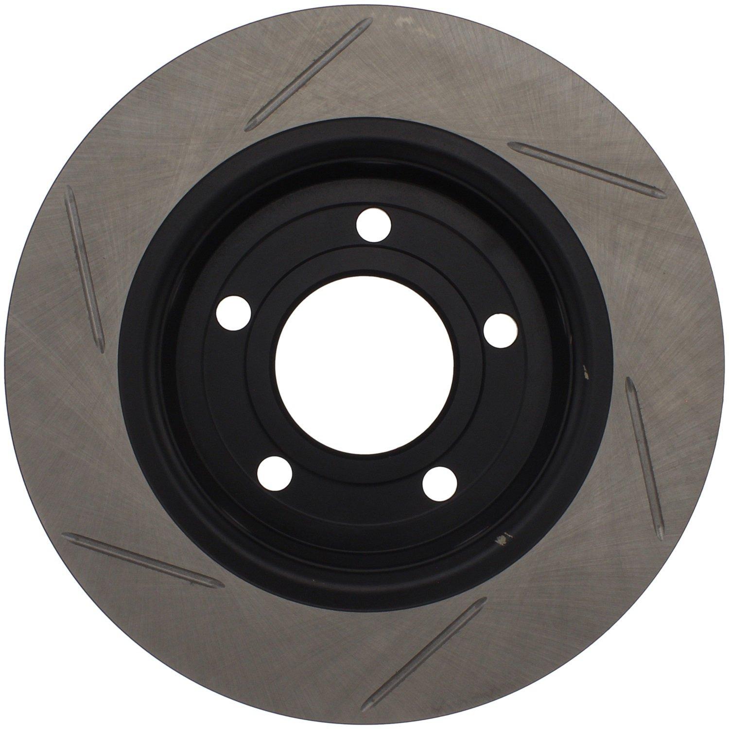 STOP TECH 126.45067SR Rear Right Slotted Brake Rotor - High quality product image showing STOP TECH 126.45067SR Rear Right Slotted Brake Rotor details and features