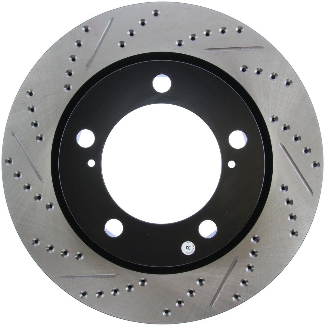 STOP TECH 127.44162R Sport Drilled/Slotted Brake Rotor (Front Right) - The Twister Group Tools product