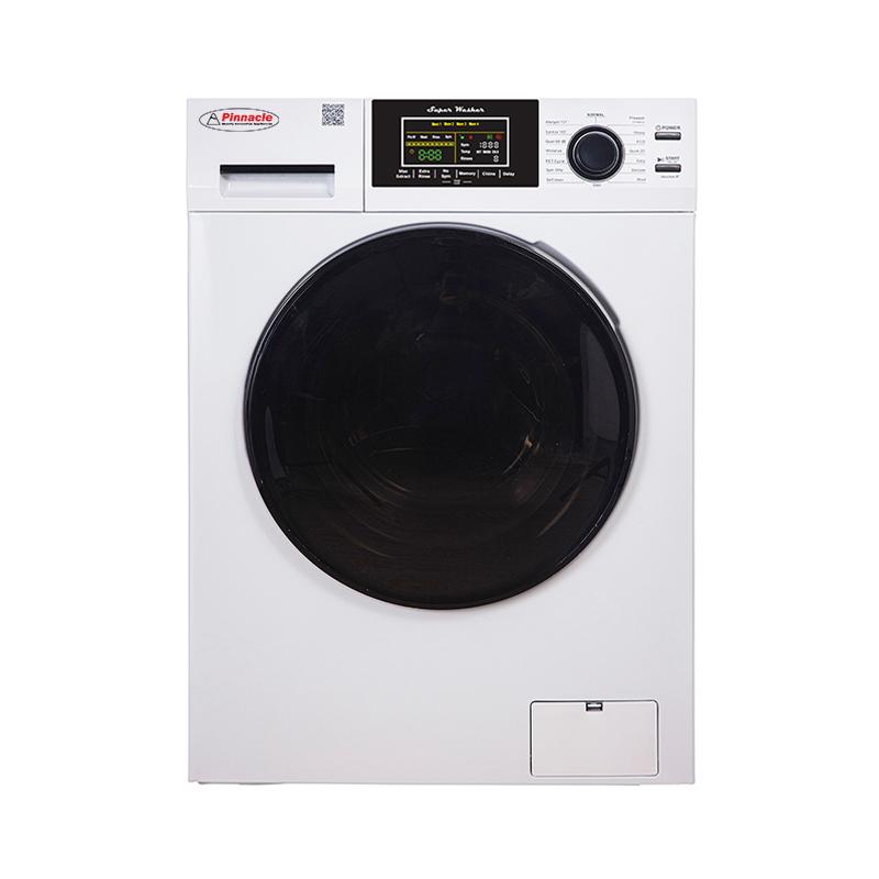 PINNACLE 22-826 L W L WASHER 15 LBS WHITE, Front Load; 23-1/2 Inch Width x 33-1/2 Inch Height x 21.85 Inch Depth; White; 1.6 Cubic Feet/ 15 Pound Maximum Load Capacity; 12 Wash Cycle; 15 Ampere/ 110 Volt; Built-In Mounting - The Twister Group Tools product