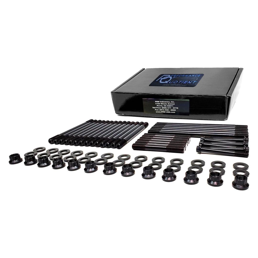 PRW 1035903 HEAD STUD KIT DODGE CUMMINS 5.9L 12V 8998 CUSTOM4140 STUDS PARELLEL GROUND WASHERS 12PT NUTS - The Twister Group Tools product