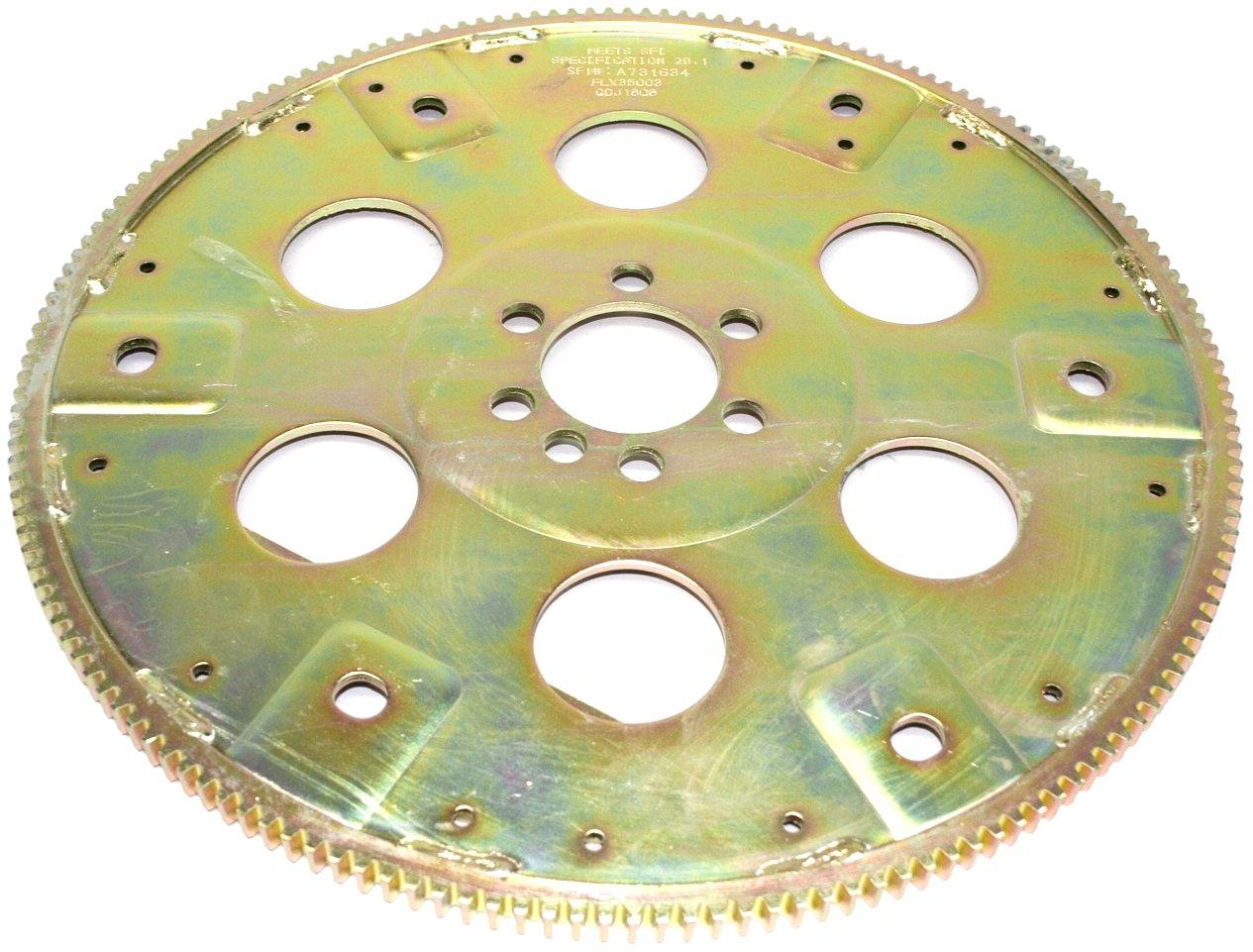 PRW 1835003 SFI-Rated External Balance 168 Teeth Chromoly Steel Flexplate for Chevy 350 1986-97 Late - High quality product image showing PRW 1835003 SFI-Rated External Balance 168 Teeth Chromoly Steel Flexplate for Chevy 350 1986-97 Late details and features