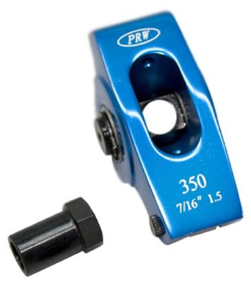 PRW 0335001 1.5 x 3/8 INCH Aluminum Rocker Arm for Chevy 262-400 1955-86, Blue - High quality product image showing PRW 0335001 1.5 x 3/8 INCH Aluminum Rocker Arm for Chevy 262-400 1955-86, Blue details and features