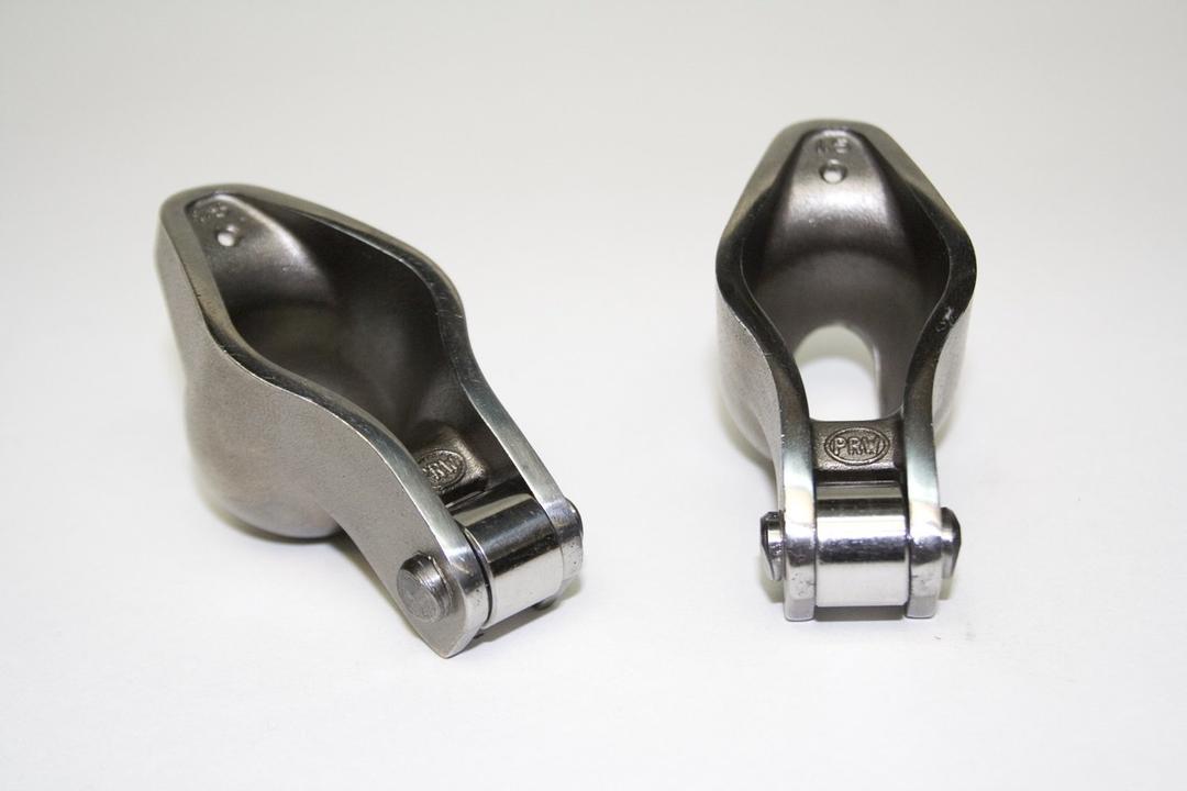 PRW 0835002 Sportsman Roller Tip Rocker Arms for Small Block Chevy 262-400, 1.5 Ratio for 3/8 INCH Studs, Self Aligning - The Twister Group Tools product