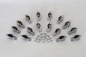 PRW 0835019 Sportsman Roller Tip Rocker Arms for Small Block Chevy 262-400, 1.52 Ratio for 3/8 INCH, Self Aligning - The Twister Group Tools product