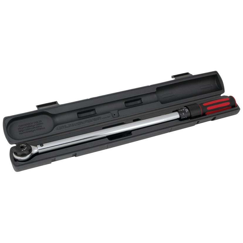 PERFORM TOOL M199 1/2-Inch Drive Click Torque Wrench With Patented Torque Adjusting Locking Collar (25 to 250 ft/lb)