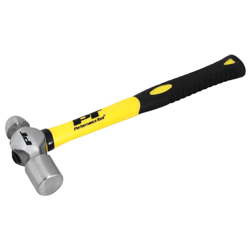 PERFORM TOOL M7032B 16oz Ball Pein Hammer With Fiberglass Handle