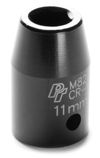 PERFORM TOOL M821 1/2 Drive 6-Point Impact Socket, 11mm - Durable and Reliable Socket for Heavy-Duty Tasks and Automotive Repairs
