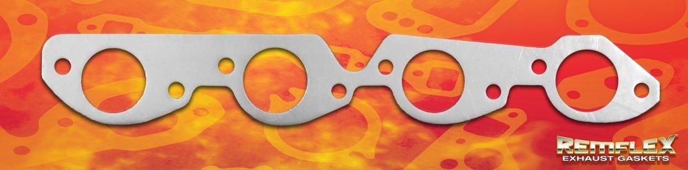 REMFLEX 2002 Exhaust Gasket for Chevy V8 Engine (Set of 2) - High quality product image showing REMFLEX 2002 Exhaust Gasket for Chevy V8 Engine (Set of 2) details and features