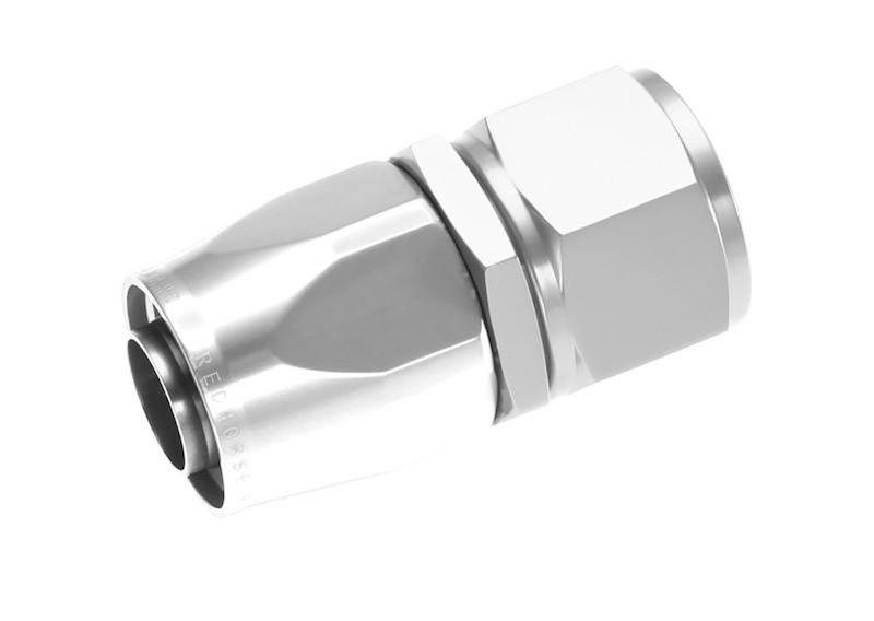REDHORSE 1000-06-5 Hose End Fitting; 1000 Series; -6 AN Hose; -6 AN Outlet; Straight; Anodized; Clear; Aluminum; Single - The Twister Group Tools product