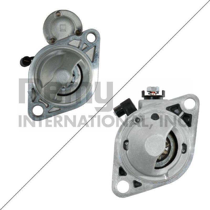 REMY 17424 Starter; OE Replacement; 8 Millimeter x 1.25 Battery Post; Model MTPGCA; Flange Mount; Without Over Crank Protection; With 9 Pinion Teeth; 1.6 Kilowatt Rated Power; Clockwise Rotation; Male Spade Switch Terminal; 12 Volts (REFURBISHED) - High quality product image showing REMY 17424 Starter; OE Replacement; 8 Millimeter x 1.25 Battery Post; Model MTPGCA; Flange Mount; Without Over Crank Protection; With 9 Pinion Teeth; 1.6 Kilowatt Rated Power; Clockwise Rotation; Male Spade Switch Terminal; 12 Volts (REFURBISHED) details and features