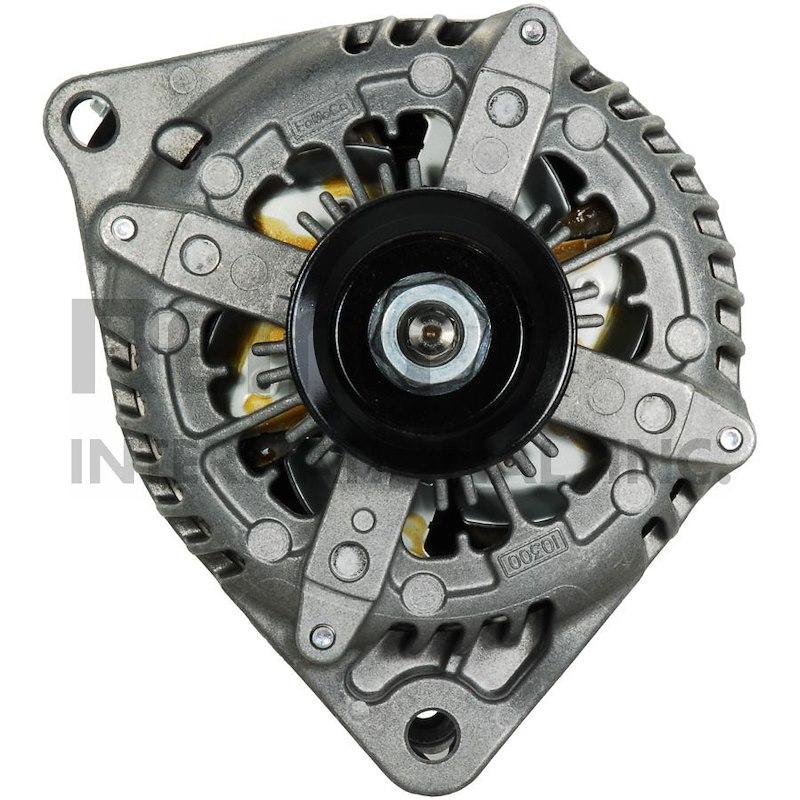 REMY 23008 Alternator/ Generator; OE Replacement; Alternator; 8 Millimeter x 1.25 Positive Battery Output Terminal; Internal Fan; Model NDIISC6P; 56.3 Millimeter Nominal Pulley Diameter; 6 Groove Serpentine Belt Pulley; 225 Amps Output (REFURBISHED)