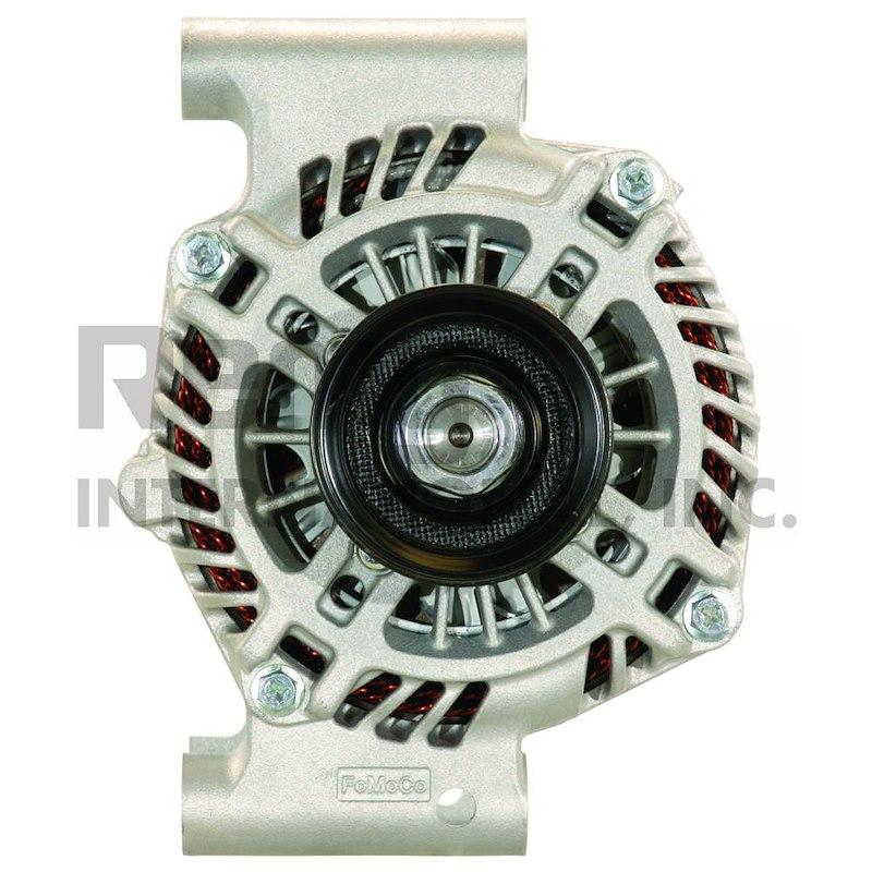 REMY 23010 Alternator/ Generator; OE Replacement; Alternator; 8 Millimeter x 1.25 Positive Battery Output Terminal; Internal Fan; Model MIIIA29G; 61.1 Millimeter Nominal Pulley Diameter; 6 Groove Serpentine Belt Pulley; 150 Amps Output (REFURBISHED)