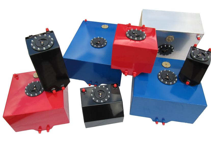 RCI 2120D uel Cell; 17 Inch Length x 17 Inch Width x 11 Inch Height; 12 Gallon; Powder Coated; Black; Polyethylene; Without Mounting Hardware