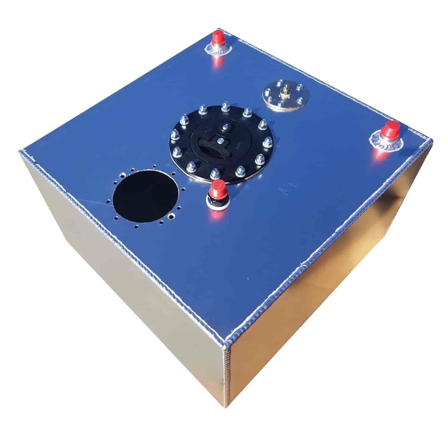 RCI 2150ZS Fuel Cell, 15 gal, 30 x 12 x 10 in Tall, 8 AN Male Outlet, 8 AN Male Vent, Aluminum, Natural, Each - High quality product image showing RCI 2150ZS Fuel Cell, 15 gal, 30 x 12 x 10 in Tall, 8 AN Male Outlet, 8 AN Male Vent, Aluminum, Natural, Each details and features