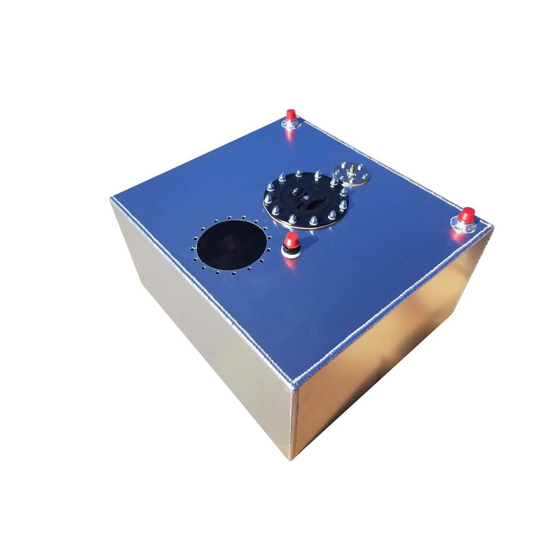 RCI 2200US Fuel Cell, 15 gal, 24 x 20 x 10 in Tall, 8 AN Male Outlet, 8 AN Male Vent, Aluminum, Natural, Each - The Twister Group Tools product