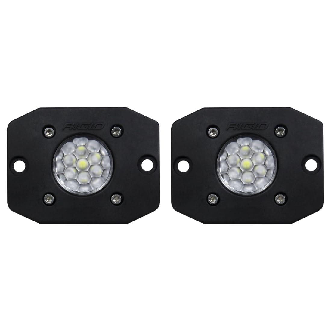 RIGID 20641 Backup Light - LED; Surface Mount; Diffused Beam; Set Of 2; Black; 1.4 Inch Length X 1.4 Inch Width X 2.0 Inch Height - High quality product image showing RIGID 20641 Backup Light - LED; Surface Mount; Diffused Beam; Set Of 2; Black; 1.4 Inch Length X 1.4 Inch Width X 2.0 Inch Height details and features