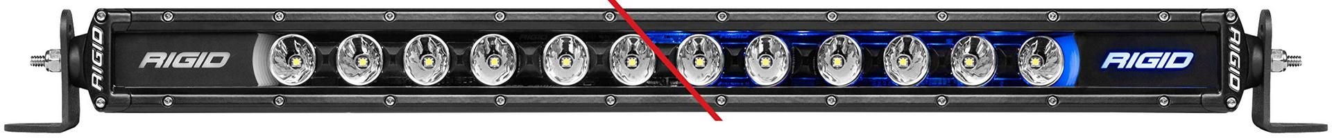 RIGID 220603 Radiance Plus SR-Series LED Light, 8 Option RGBW Backlight (20) - High quality product image showing RIGID 220603 Radiance Plus SR-Series LED Light, 8 Option RGBW Backlight (20) details and features