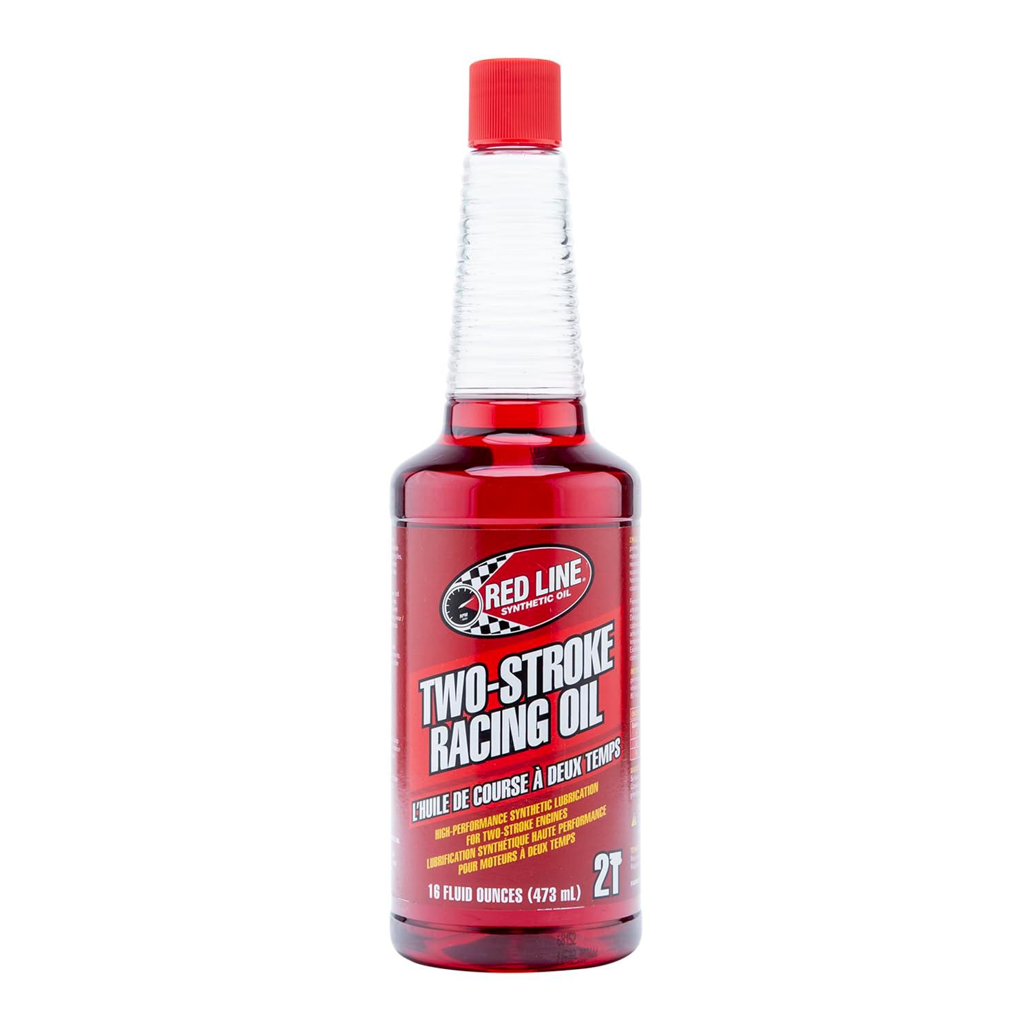 RED LINE 40603 Two-Stroke Oil Racing Synthetic - 16 Ounce - High quality product image showing RED LINE 40603 Two-Stroke Oil Racing Synthetic - 16 Ounce details and features