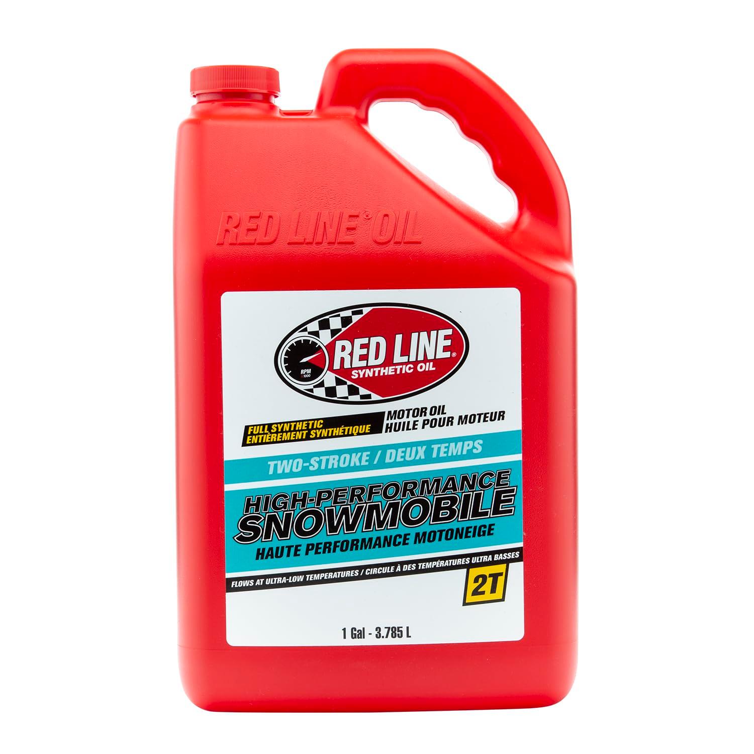 RED LINE 41005 Snowmobile Oil Two-Stroke Synthetic - Gallon - High quality product image showing RED LINE 41005 Snowmobile Oil Two-Stroke Synthetic - Gallon details and features