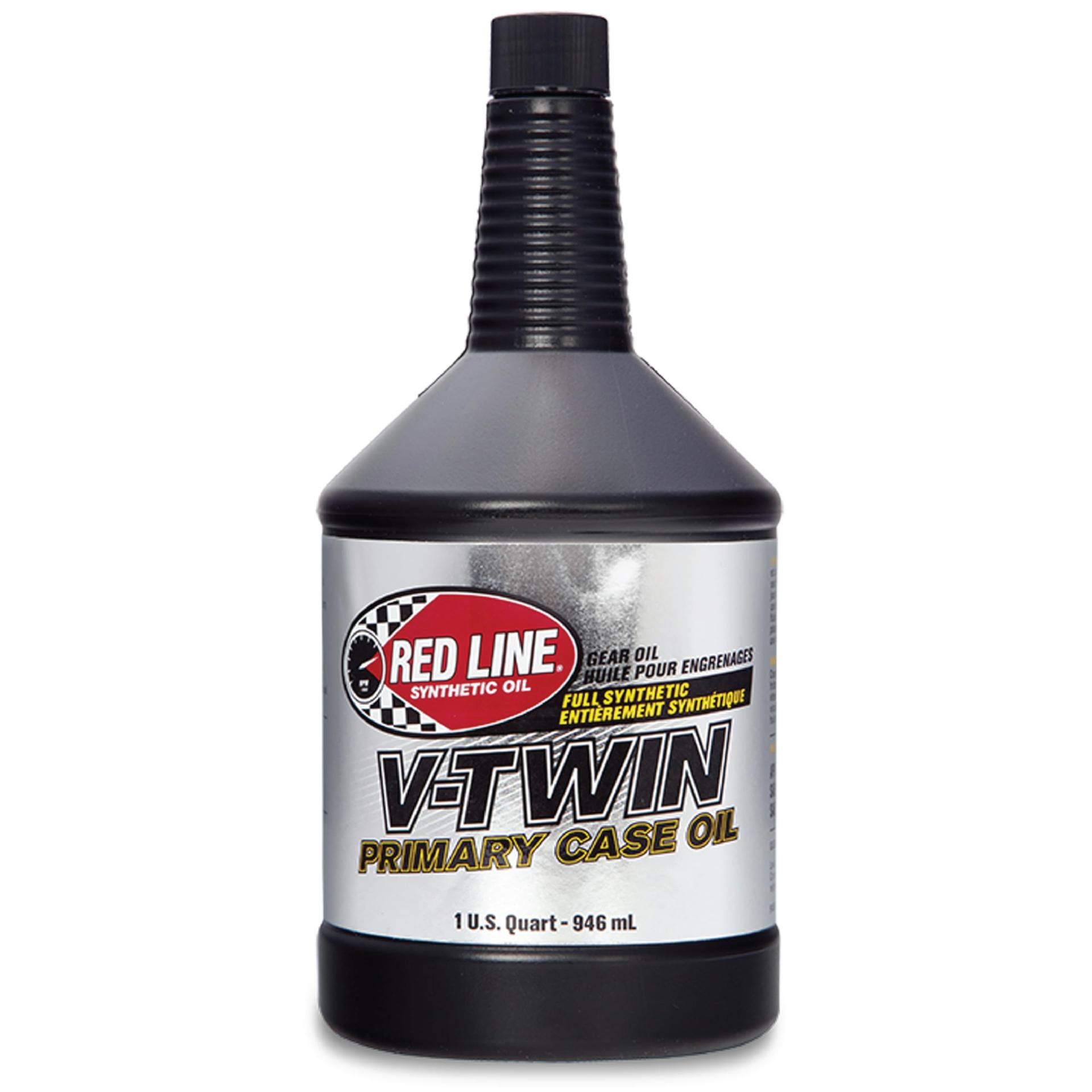 RED LINE 42904 V-Twin Primary Case Oil, For use with UTVs, ATVs and Sportbikes - 1 Quarts - High quality product image showing RED LINE 42904 V-Twin Primary Case Oil, For use with UTVs, ATVs and Sportbikes - 1 Quarts details and features