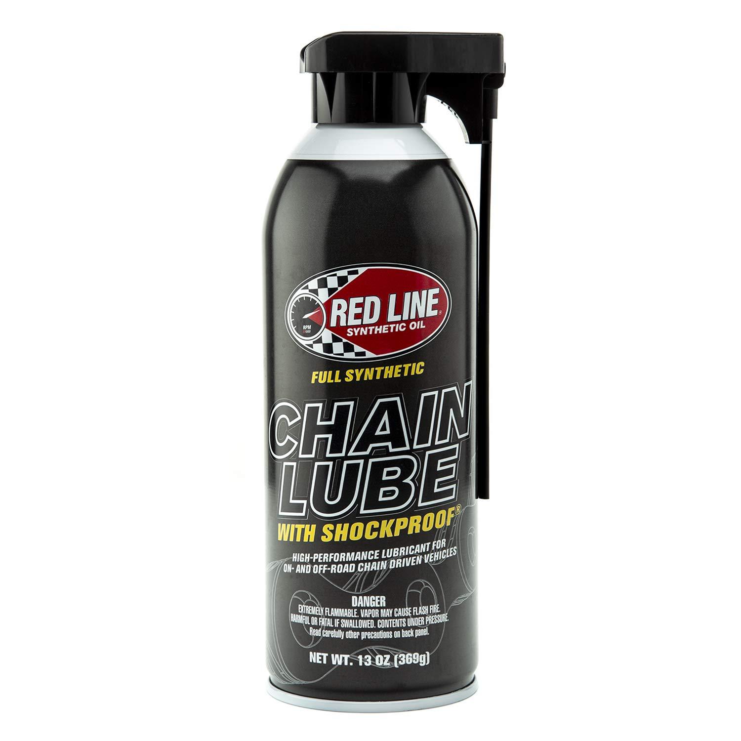 RED LINE 43103 Chain Lube with ShockProof - 13oz, 1 Bottle - High quality product image showing RED LINE 43103 Chain Lube with ShockProof - 13oz, 1 Bottle details and features