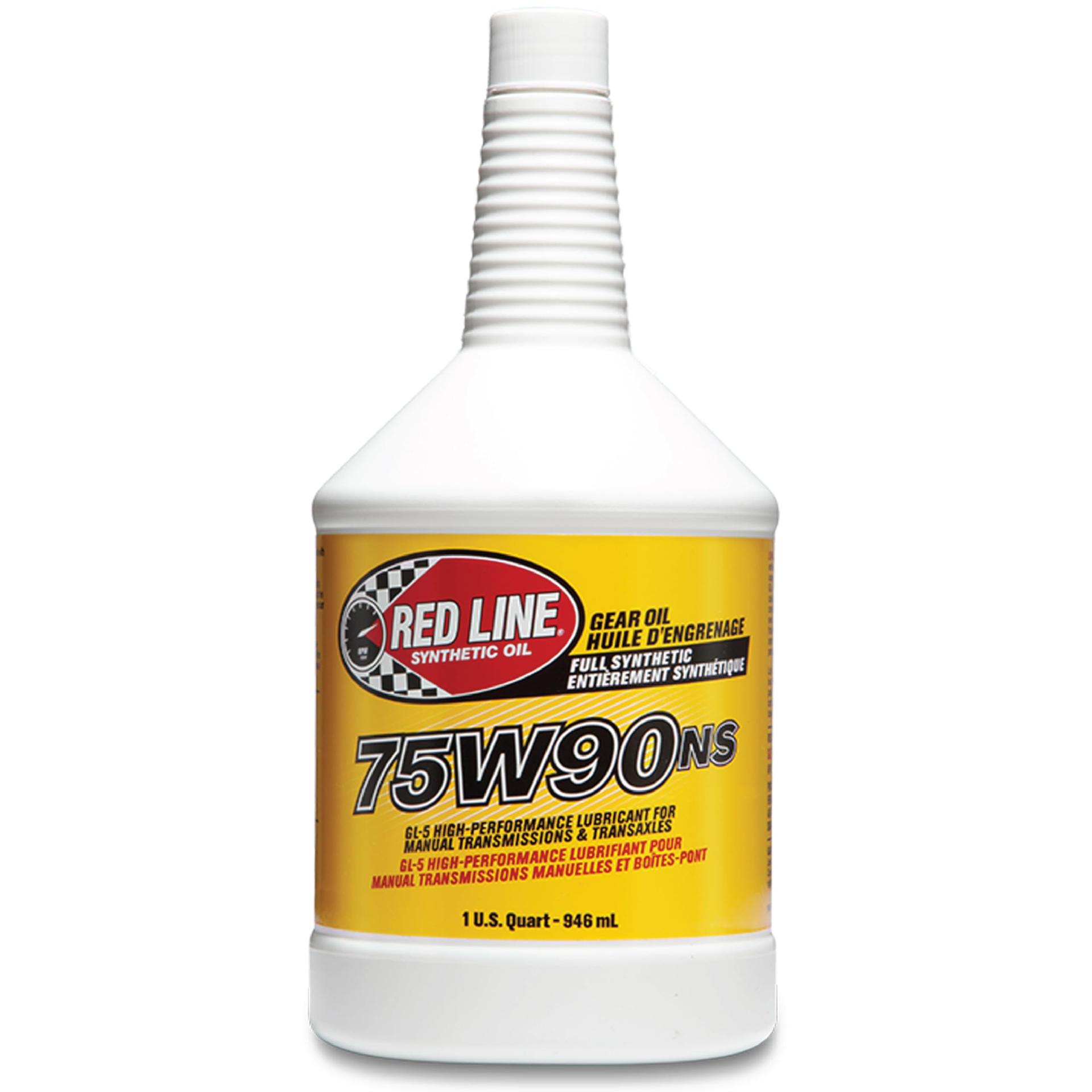 RED LINE 58304 75W90 Non-Limited Slip Synthetic Gear Oil - 1 Quart - High quality product image showing RED LINE 58304 75W90 Non-Limited Slip Synthetic Gear Oil - 1 Quart details and features