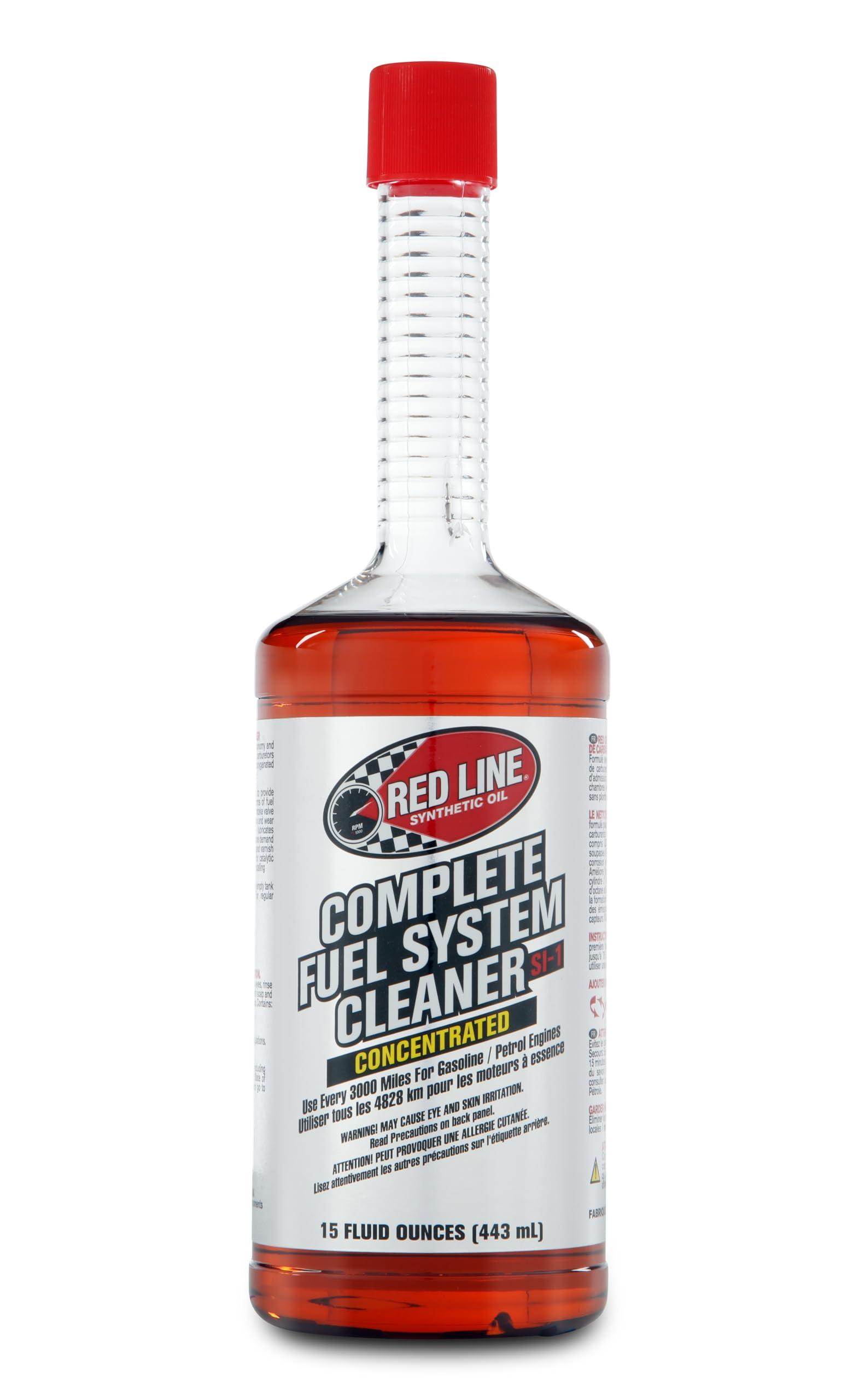 RED LINE 60103 SI-1 Complete Fuel System Cleaner - 15 Ounce - High quality product image showing RED LINE 60103 SI-1 Complete Fuel System Cleaner - 15 Ounce details and features