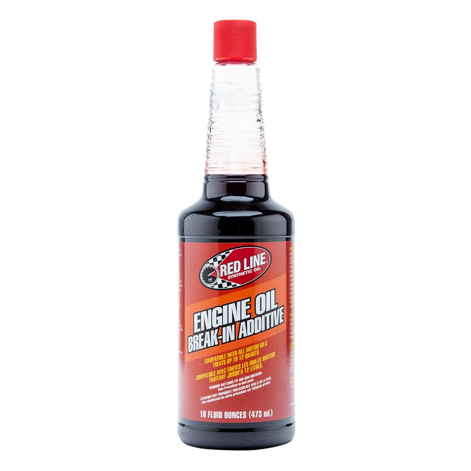 RED LINE 81403 Engine Oil Break-In Additive - 16 Ounce - High quality product image showing RED LINE 81403 Engine Oil Break-In Additive - 16 Ounce details and features